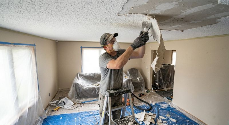 Ceiling Scraping in Gilbert, AZ