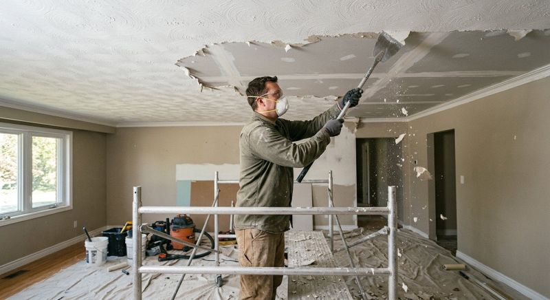 Stipple Ceiling Removal in Alpharetta, GA