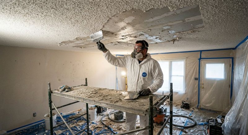 Swirl Ceiling Removal in Saint Paul, MN