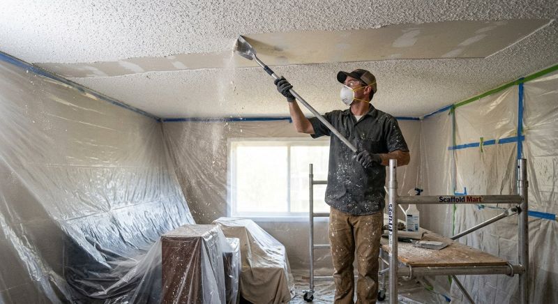 Textured Ceiling Scraping in Olathe, KS