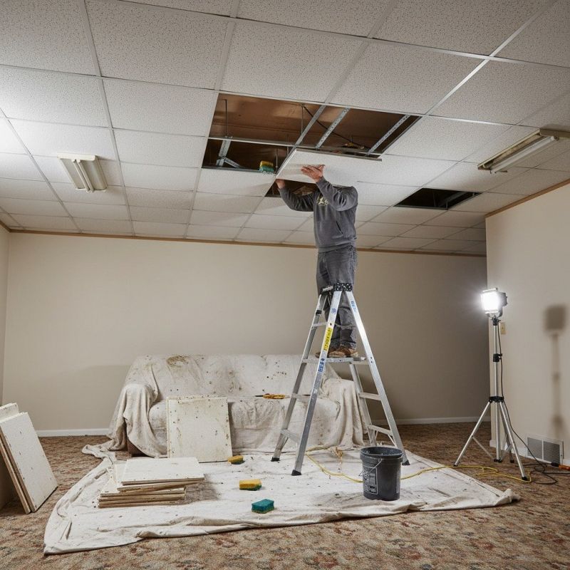 Swirled Ceiling Repair