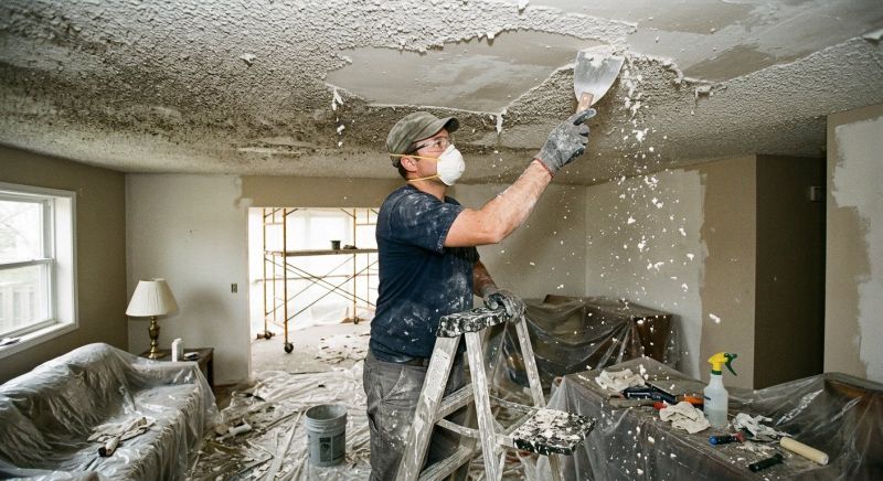 Ceiling Scraping in Denver County, CO