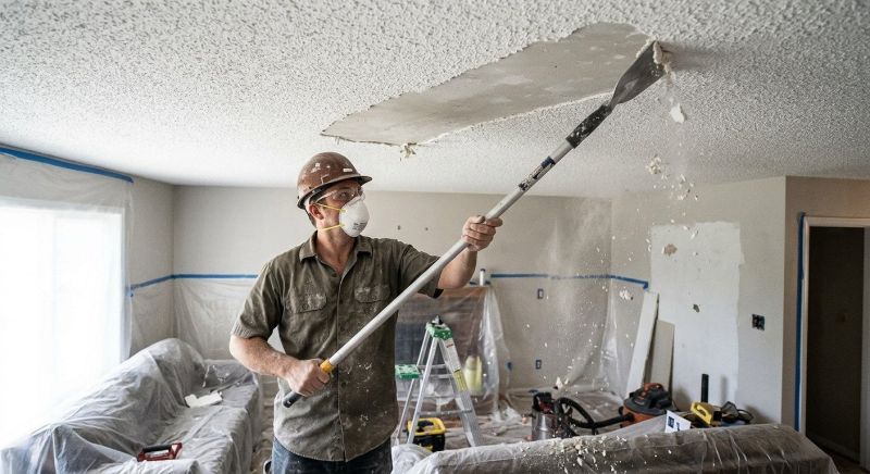 Ceiling Scraping in Corpus Christi, TX