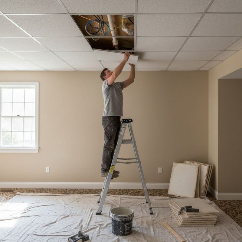 Swirled Ceiling Repair