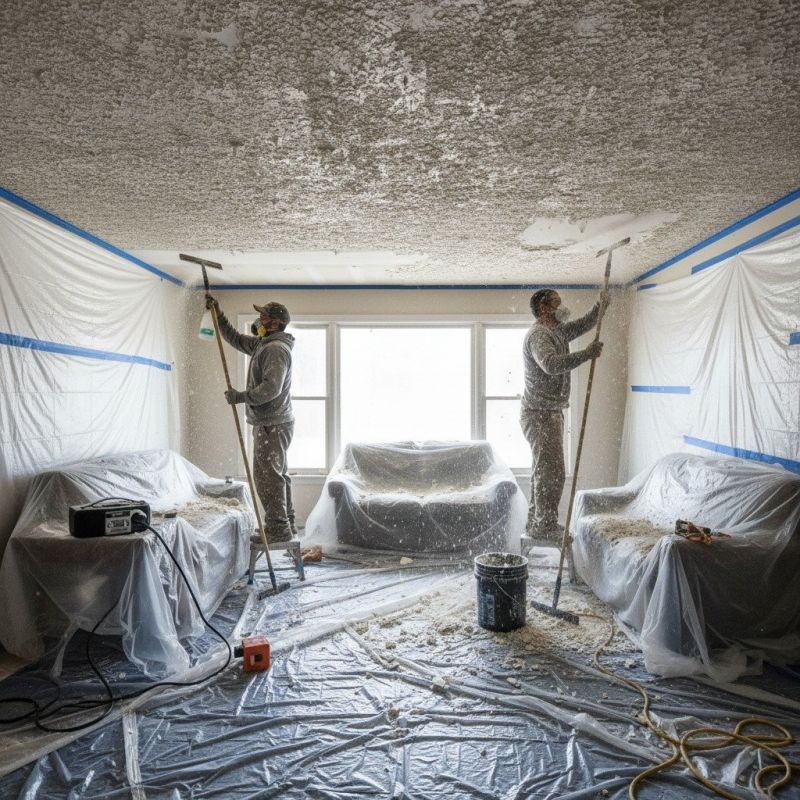 Knockdown Ceiling Removal in Chandler, AZ