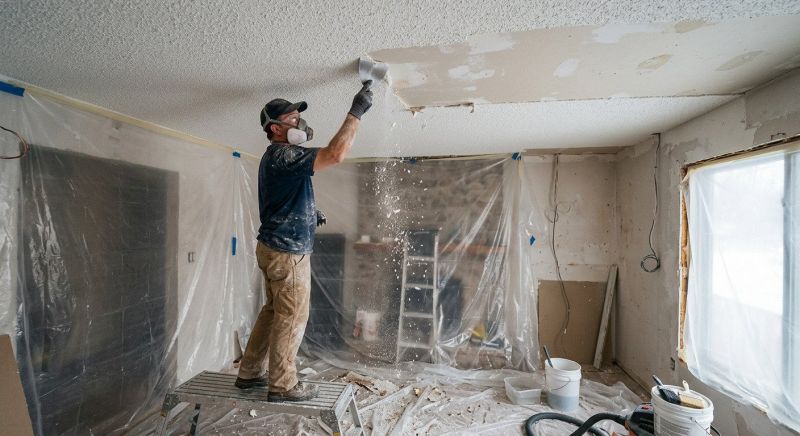 Stipple Ceiling Removal in Littleton, CO