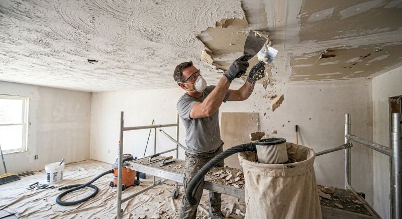 Swirl Ceiling Removal in San Diego County, CA