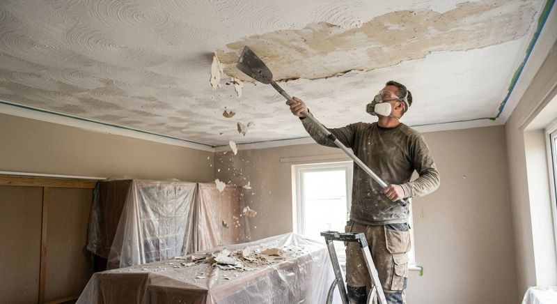 Textured Ceiling Scraping in Alpharetta, GA